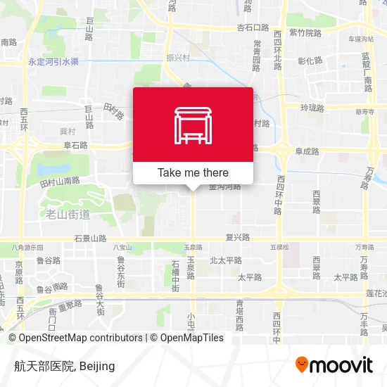 航天部医院 map