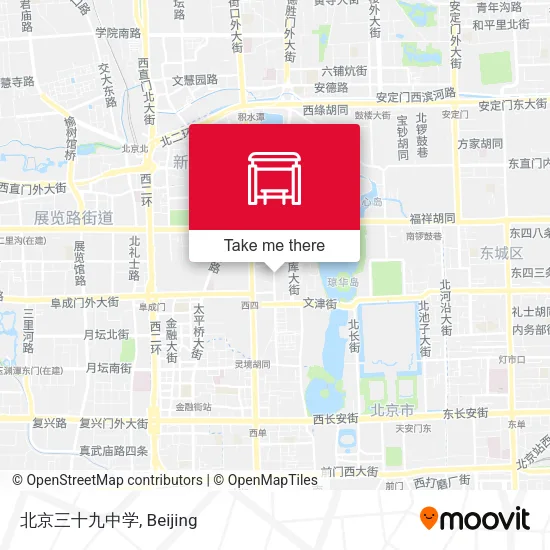 北京三十九中学 map
