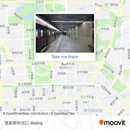 惠新西街北口 map