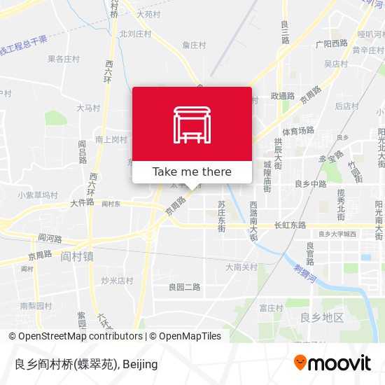 良乡阎村桥(蝶翠苑) map
