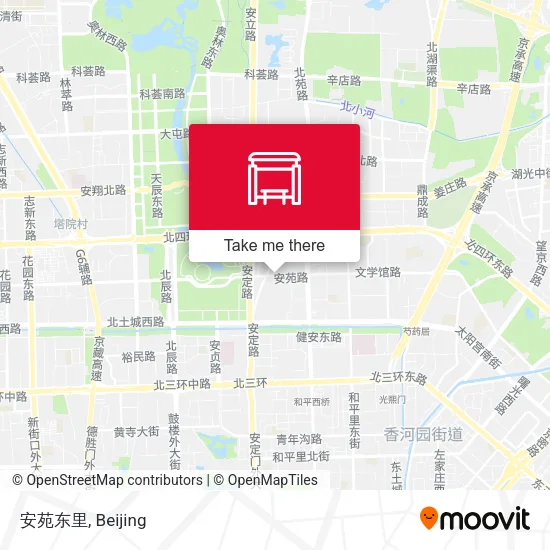 安苑东里 map