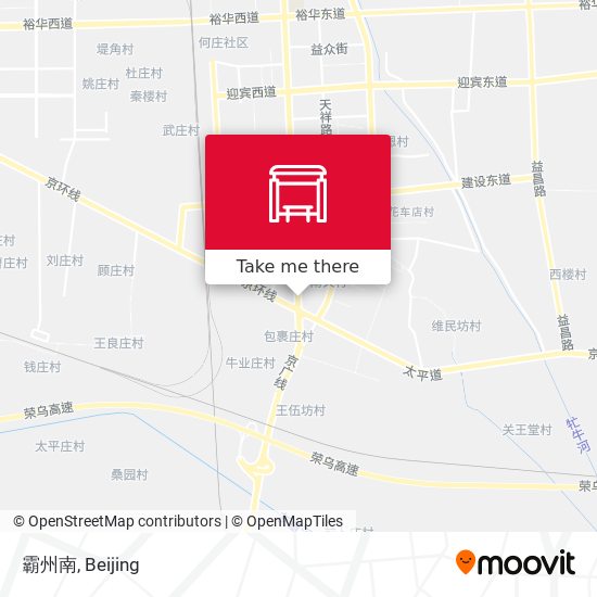 霸州南 map