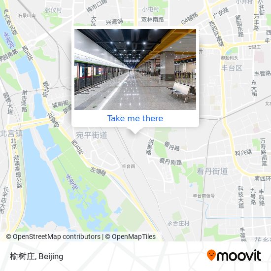 榆树庄 map