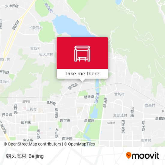 朝凤庵村 map