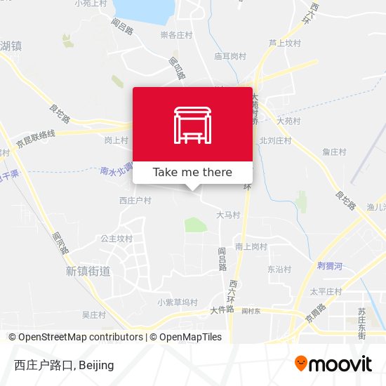 西庄户路口 map