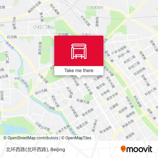 北环西路 map