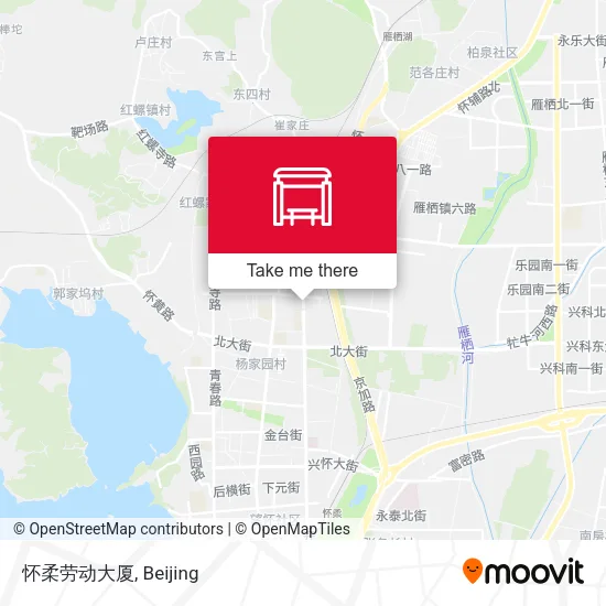 怀柔劳动大厦 map
