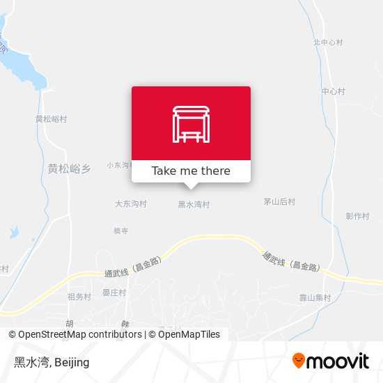 黑水湾 map