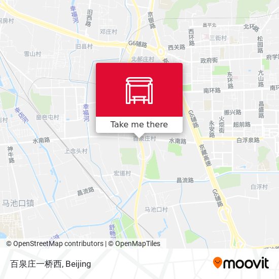 百泉庄一桥西 map