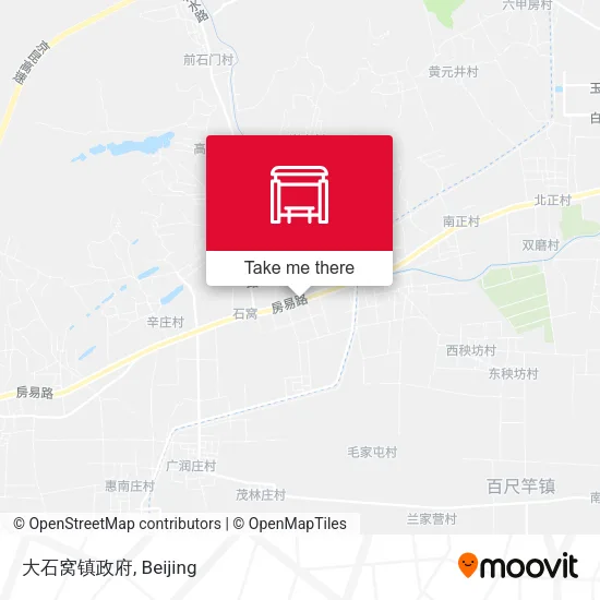 大石窝镇政府 map