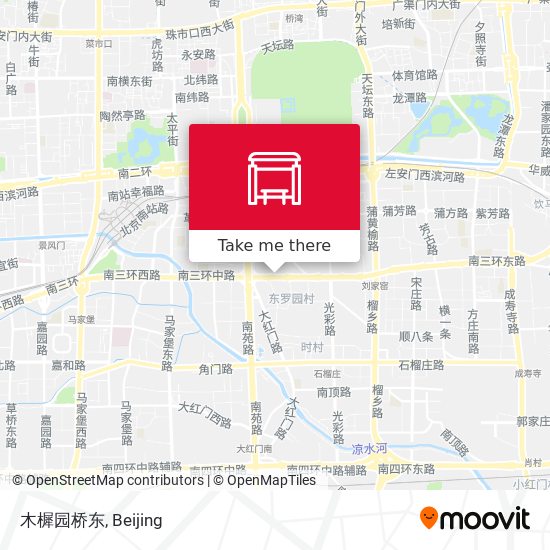 木樨园桥东 map