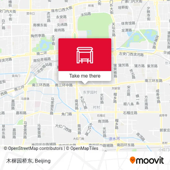 木樨园桥东 map