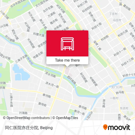 同仁医院亦庄分院 map