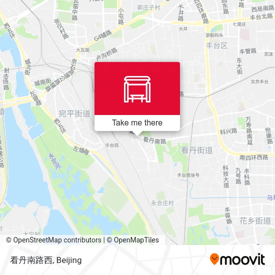 看丹南路西 map