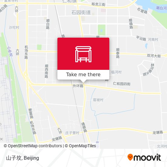 山子坟 map