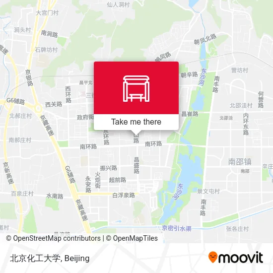 北京化工大学 map