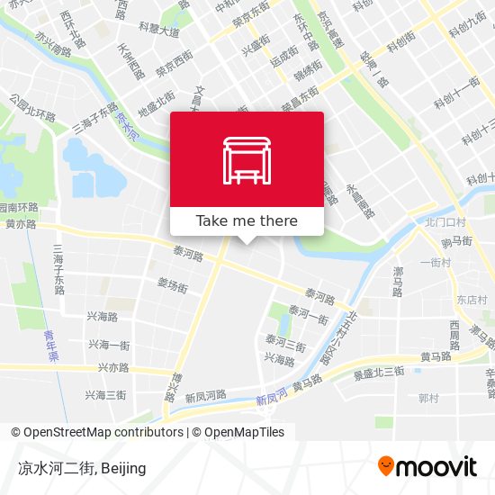 凉水河二街 map