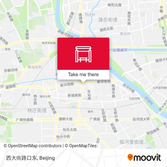 西大街路口东 map