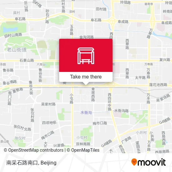 南采石路南口 map