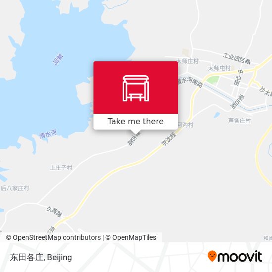 东田各庄 map