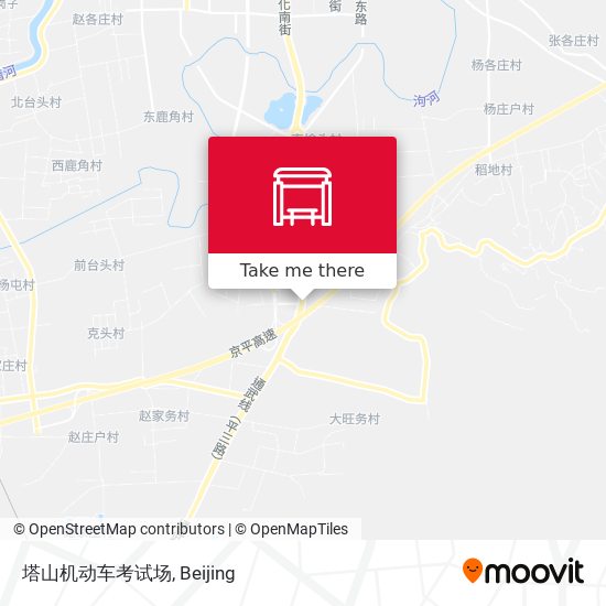 塔山机动车考试场 map
