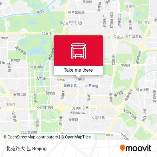 北苑路大屯 map