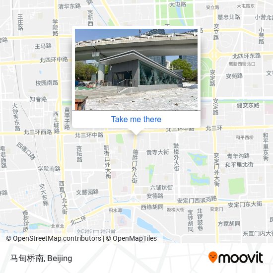 马甸桥南 map