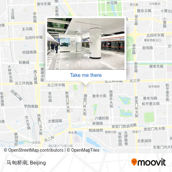 马甸桥南 map