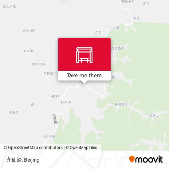 齐仙岭 map