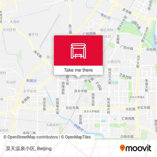 昊天温泉小区 map