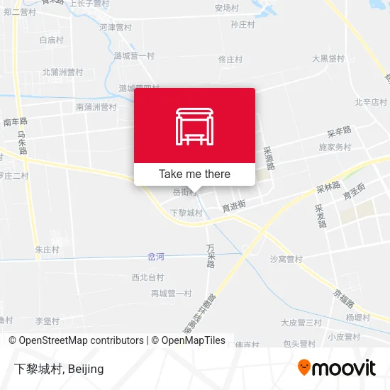 下黎城村 map