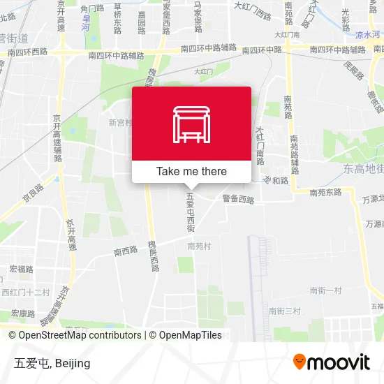五爱屯 map