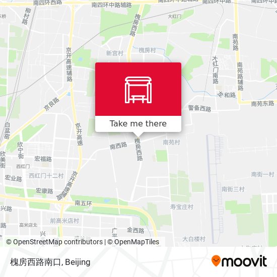槐房西路南口 map