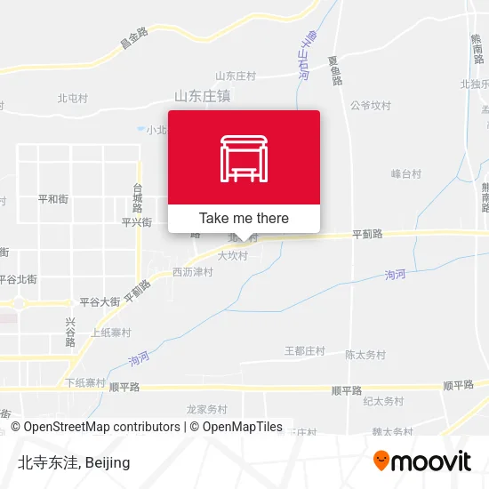 北寺东洼 map
