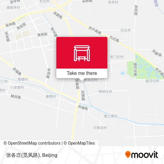 张各庄(觅凤路) map