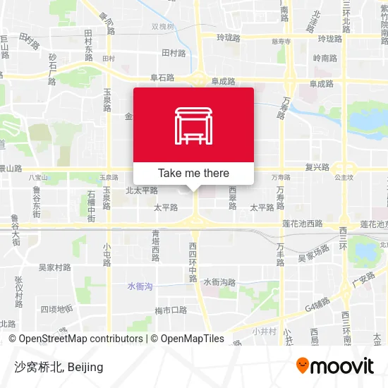 沙窝桥北 map