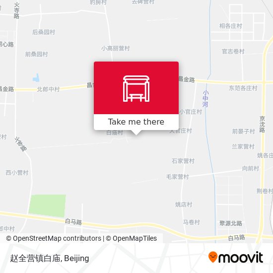 赵全营镇白庙 map