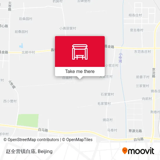 赵全营镇白庙 map