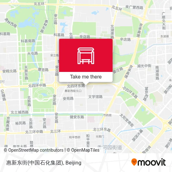 惠新东街(中国石化集团) map