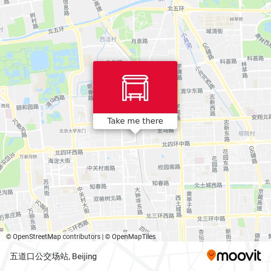 五道口公交场站 map