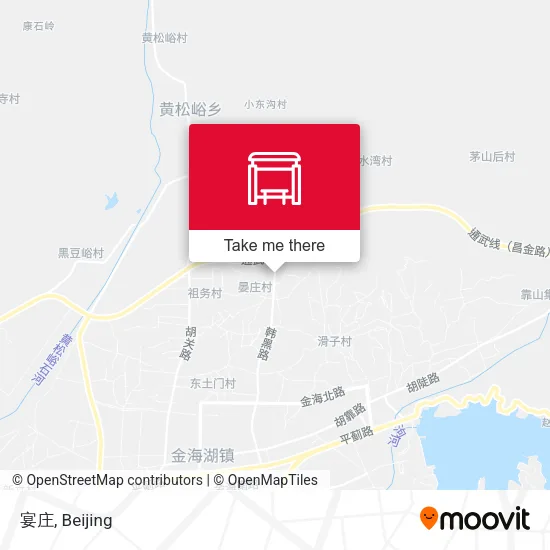 宴庄 map