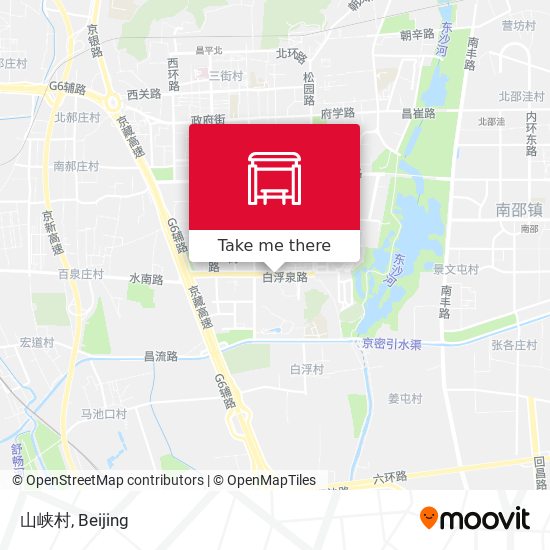 山峡村 map