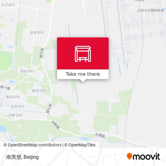 南黑垡 map
