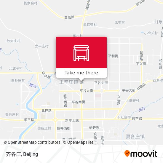 齐各庄 map