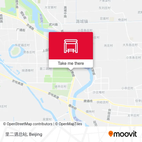里二泗总站 map