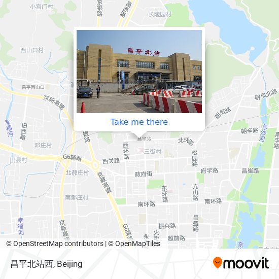 昌平北站西 map
