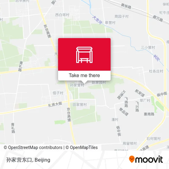 孙家营东口 map