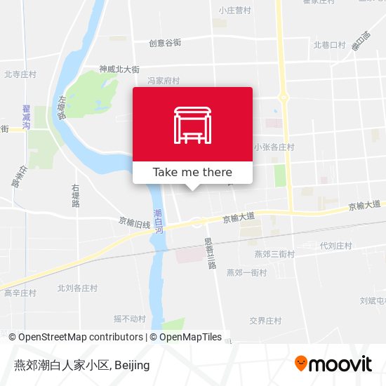 燕郊潮白人家小区 map