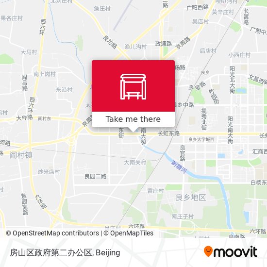 房山区政府第二办公区 map