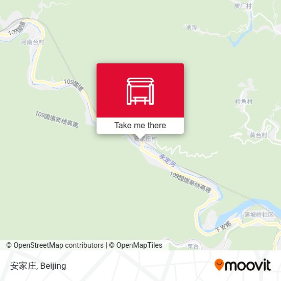安家庄 map